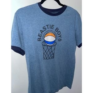 Authentic VINTAGE BEASTIE BOYS Atwater Basketball Association Ringer T-Shirt 90s